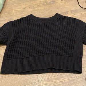 Long sleeve black sweater for women size xs